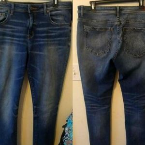 Buckle Skinny Men's Jeans 33W to 32L